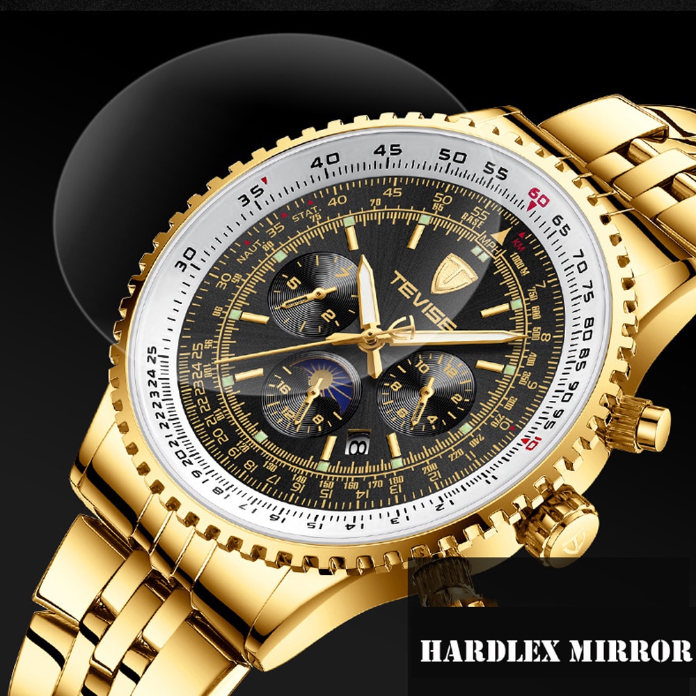 Tevise 837 Automatic Mechanical Men's Watch Luxury Wristwatch