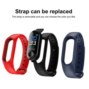 M3 Smart Bracelet Color-screen IP68 Fitness Tracker blood pressure Heart Rate Monitor Smart band Smart Watch Men For Android IOS
