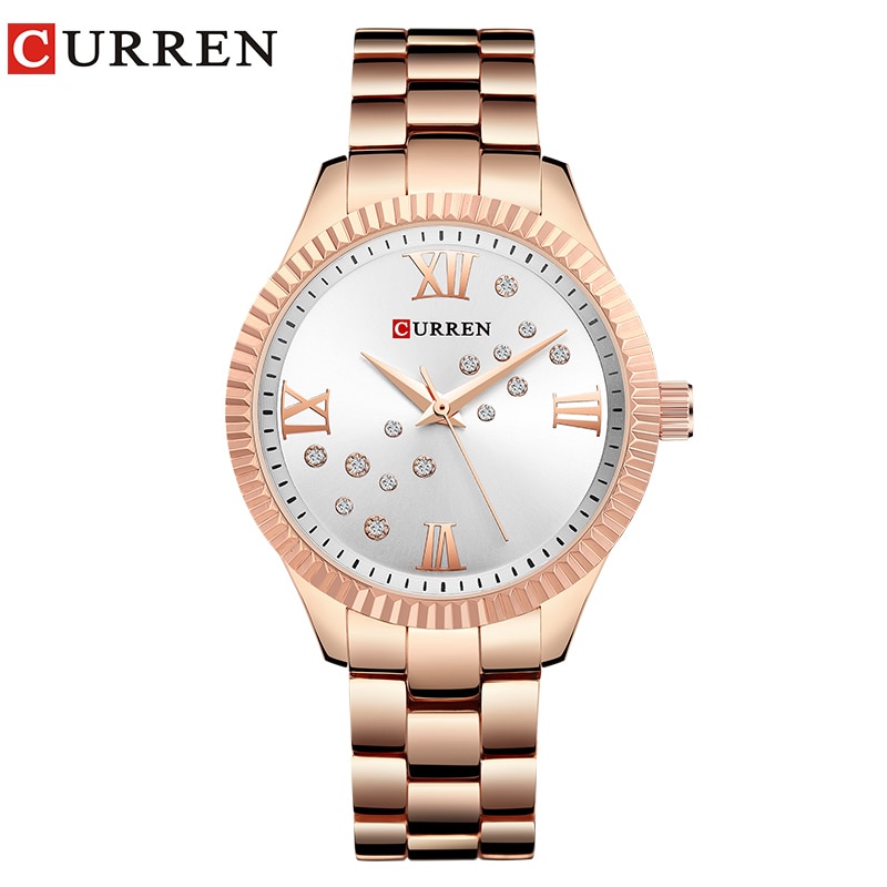 CURREN 9009 Women's Watch, 2PCs @ 99QAR