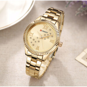 CURREN 9009 Women's Watch, 2PCs @ 99QAR