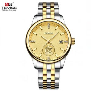 Tevise 818B  Men Watch Automatic Mechanical Watches Top Brand Luxury Clock Business Stainless Steel Wristwatches