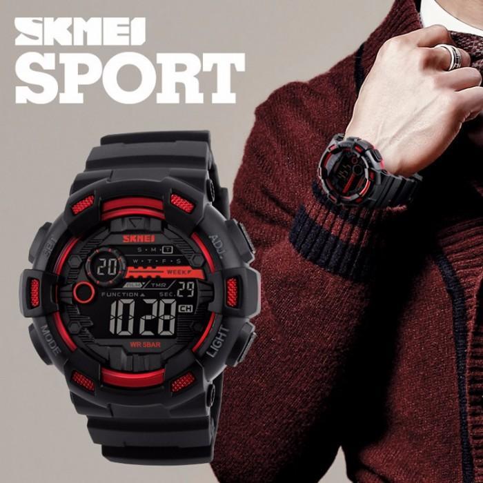 SKMEI SK 1243RD Gents SPORTS WATCH - Red