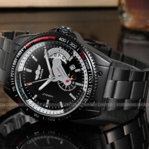 WN 002 Winner Automatic watch good price men with gift box free shipping @129QAR