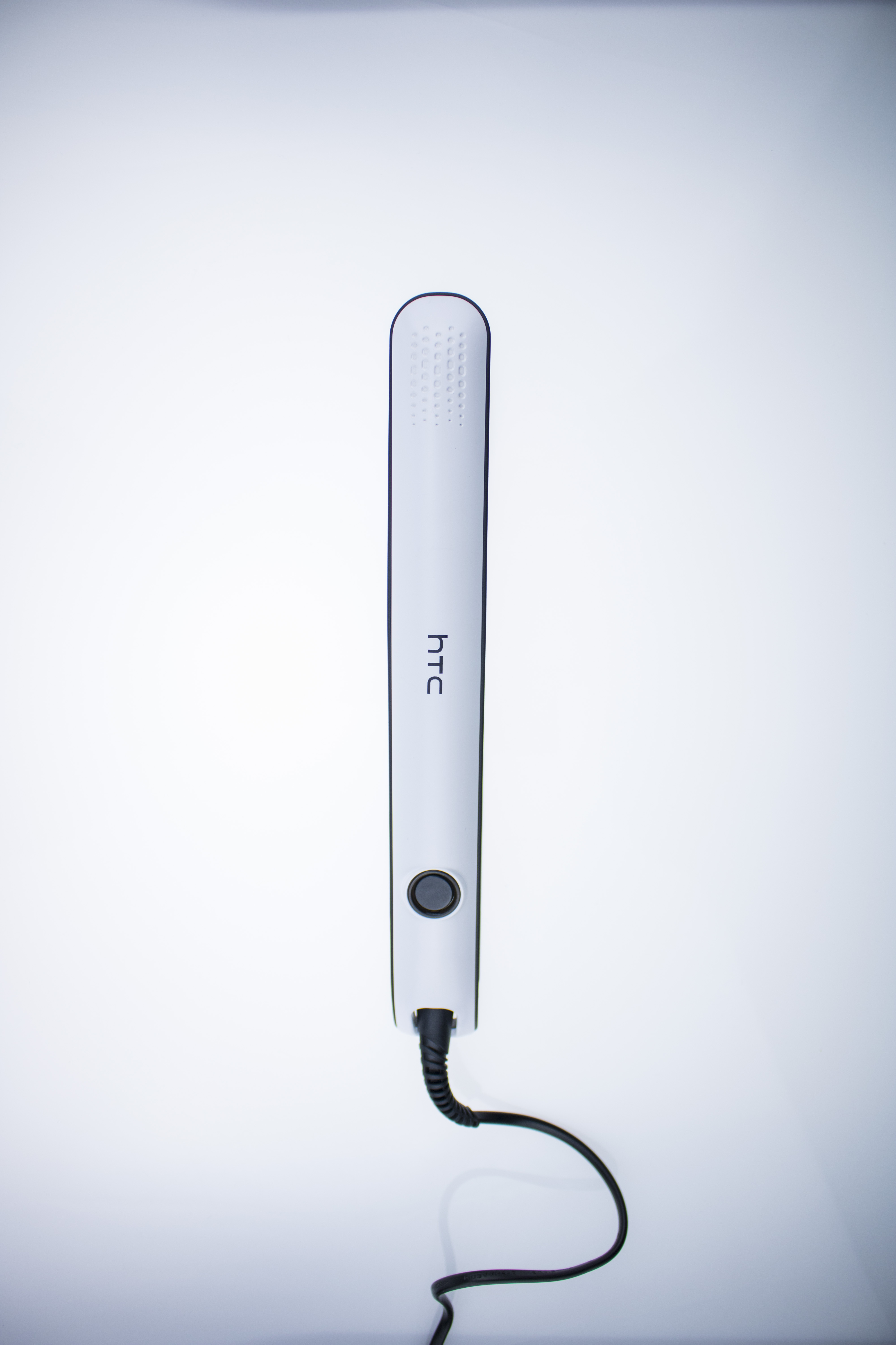 HTC JK6016 Flat Ceramic Hair Straightener - White