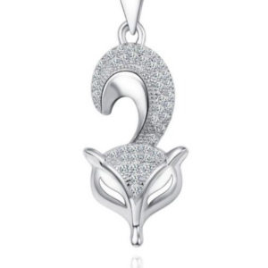 DA 502 Deeana 925 Silver 4 in 1 set Pendant with Chain Earring and Ring @ 129 QAR