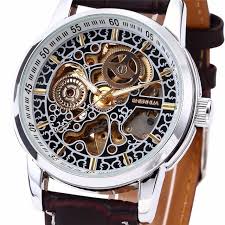 SH 004 Famous Brand Shenhua Watch Men Vintage Automatic Mechanical Skeleton Watches