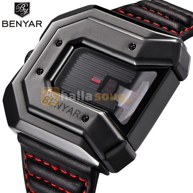 BENYAR BY 5116 M Top Brand Men's Watch Big Square dial Quartz Watch