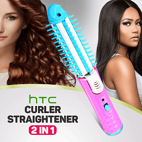 HTC Curler Straightener 2 IN 1@ 45 QAR