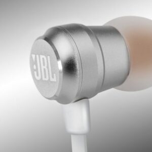 JBL T280A Stereo Wired Headphones(Silver, In the Ear)