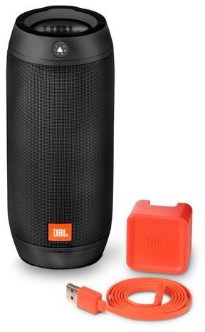 JBL Pulse 2 Splashproof Portable Bluetooth Speaker with Interactive Light Show - Black, JBLPULSE2BLKEU