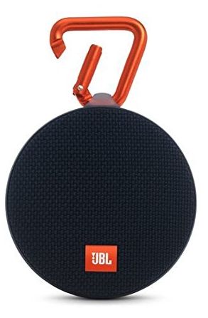 JBL Clip 2 Waterproof Portable Bluetooth Speaker (Black)