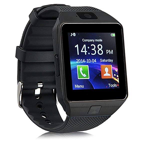 Mobile Smart Watch SW 002 With Memory, Sim Card Slot USB & Bluetooth