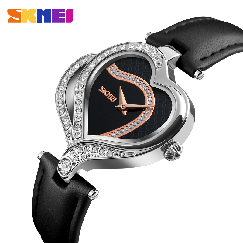 SKMEI SK 9161 Fashion Creative Leather Strap Women's  Watch