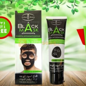 BLACK MASK & CHARCOAL FACE WASH BUY 1 GET 1 @45QAR