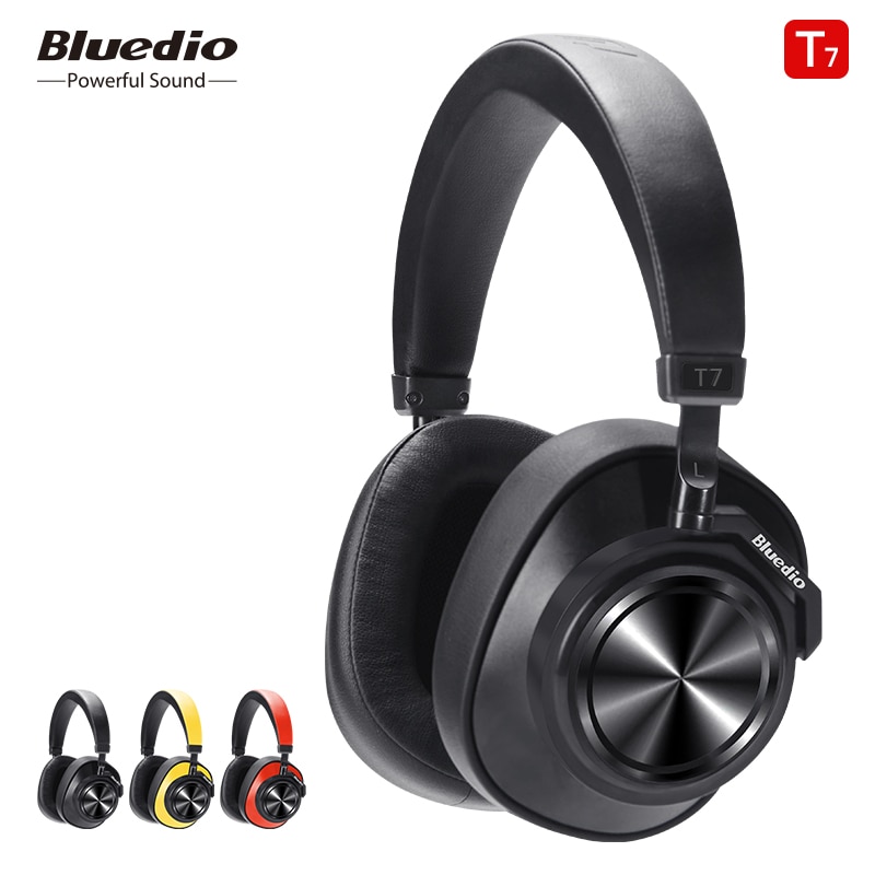 Bluedio T7 Wireless Bluetooth Headphone New Multifunction HIFI Stereo Active Noise Reduction Face Recognition Music Headset