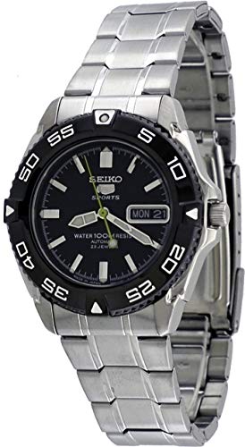 Seiko 5 Sports SNZB23J1 Automatic Black Dial Stainless Steel Mens Watch