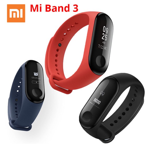 Xiaomi Mi Band 3 Smart Wristband Fitness Bracelet MiBand Band3 0.78 inch OLED Touch Screen Message Heart Rate Time Smartband