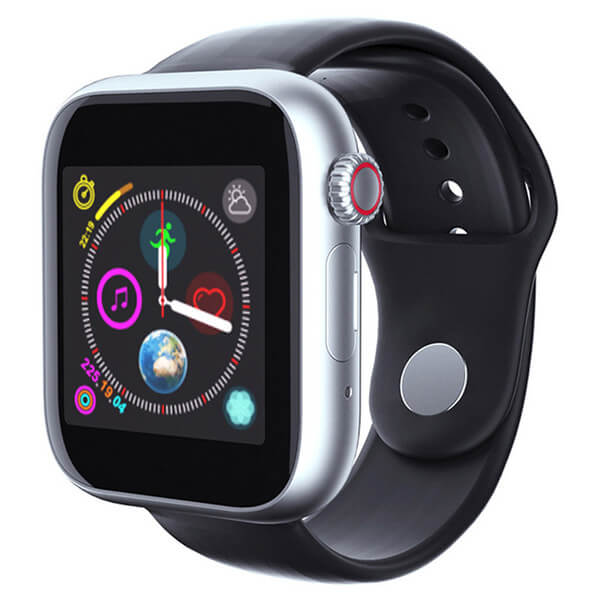 Z6 Mobile Smart Watch With Touch Screen With Sim and Memory Card Slots, Camera, Bluetooth - Silver