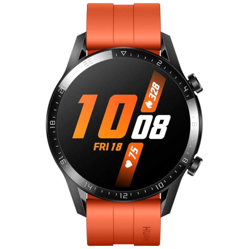 Huawei Watch GT 2 (46 mm) Smartwatch with 2 Weeks Battery Life and Bluetooth Calling - Sport Edition (Orange)