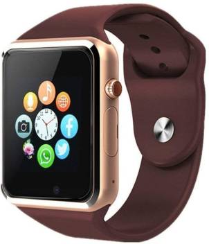Mobile Smart Watch SW 001 with Touch Screen-Sim Card Slot-Memory-Camera-Bluetooth-Gold