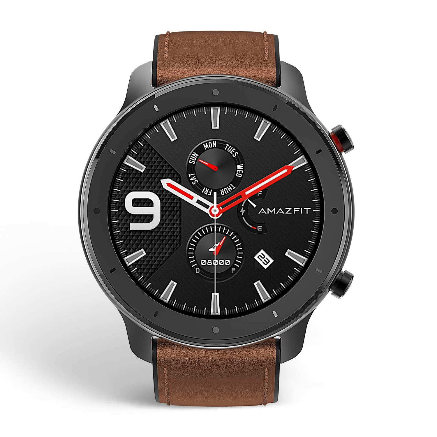 Amazfit GTR 47mm Smart watch Built in GPS  with 5.0 Bluetooth Connectivity - Aluminium Alloy