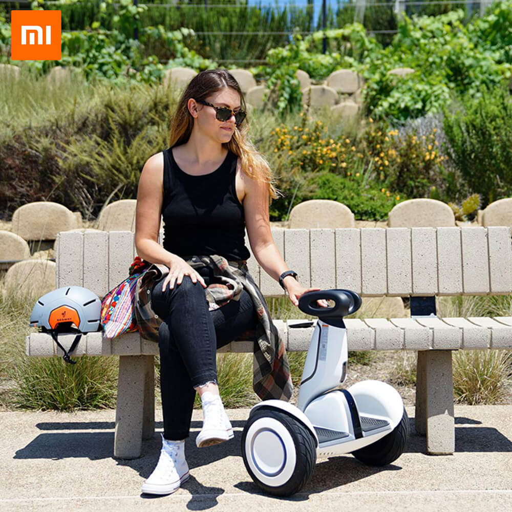 Xiaomi Mi Ninebot S-Plus Smart Self-Balancing Electric Scooter by Segway - White
