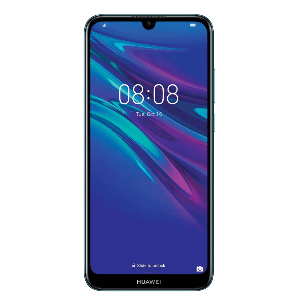 Huawei Y6 Prime (2019) (2GB RAM, 32GB Storage), 3000mAh Battery, 13MP, 8MP Camera, 6.09" Dewdrop Display-Sapphire Blue