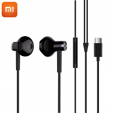 Xiaomi Mi Dual Driver Earphone Type -C, MEM mic Tenacity Wire Control - Black