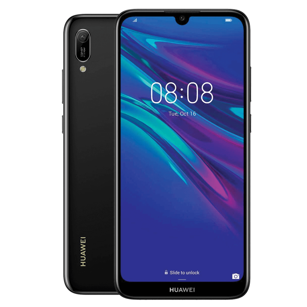 Huawei Y6 Prime (2019) (2GB RAM, 32GBStorage), 3000mAh Battery, 13MP, 8MP Camera, 6.09" Dewdrop Display-Midnight Black