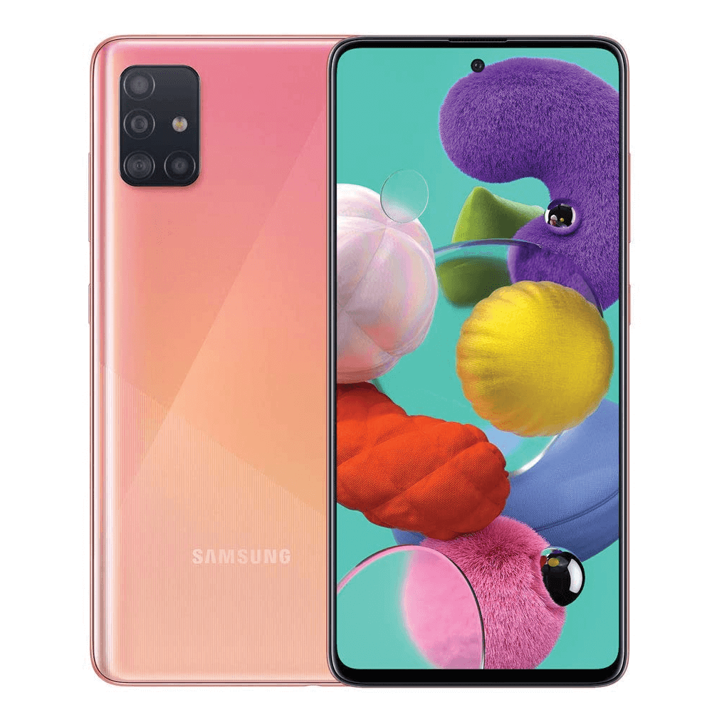 Samsung Galaxy A51 (6GB RAM, 128GB Storage) - Prism Crush Pink