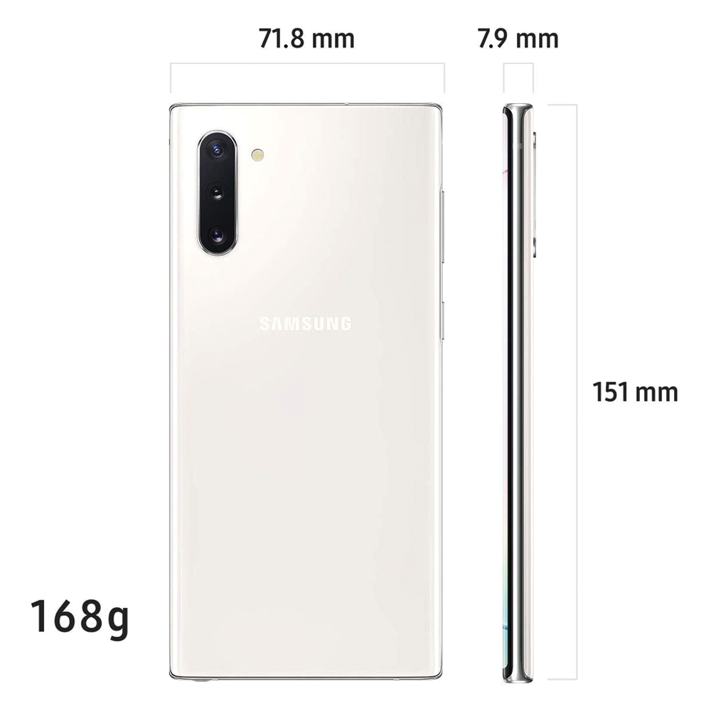 Samsung Galaxy Note10 (8GB RAM, 256GB Storage) - Aura White