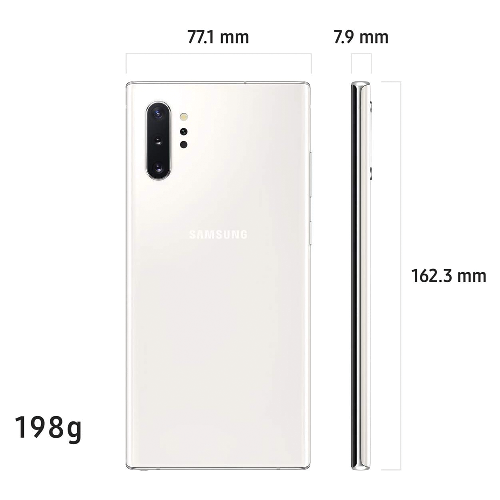 Samsung Galaxy Note10+ (12GB RAM, 256GB Storage) - Aura White