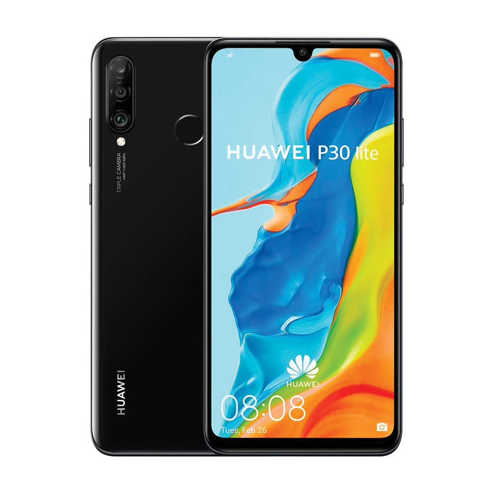 Huawei P30 Lite (6GB RAM, 128GB Storage) - Midnight Black