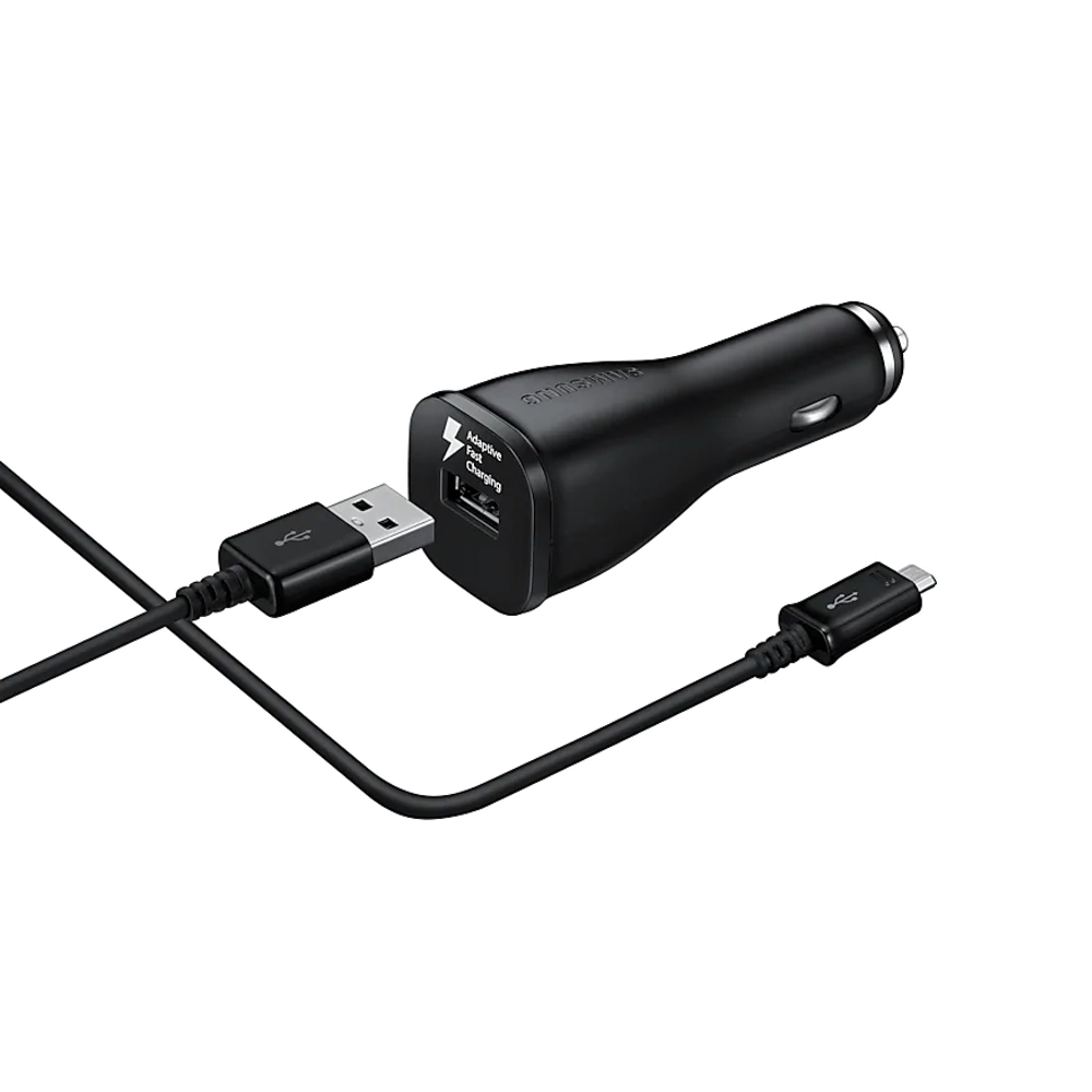 Samsung Car Adapter Fast Charging Charger - Black