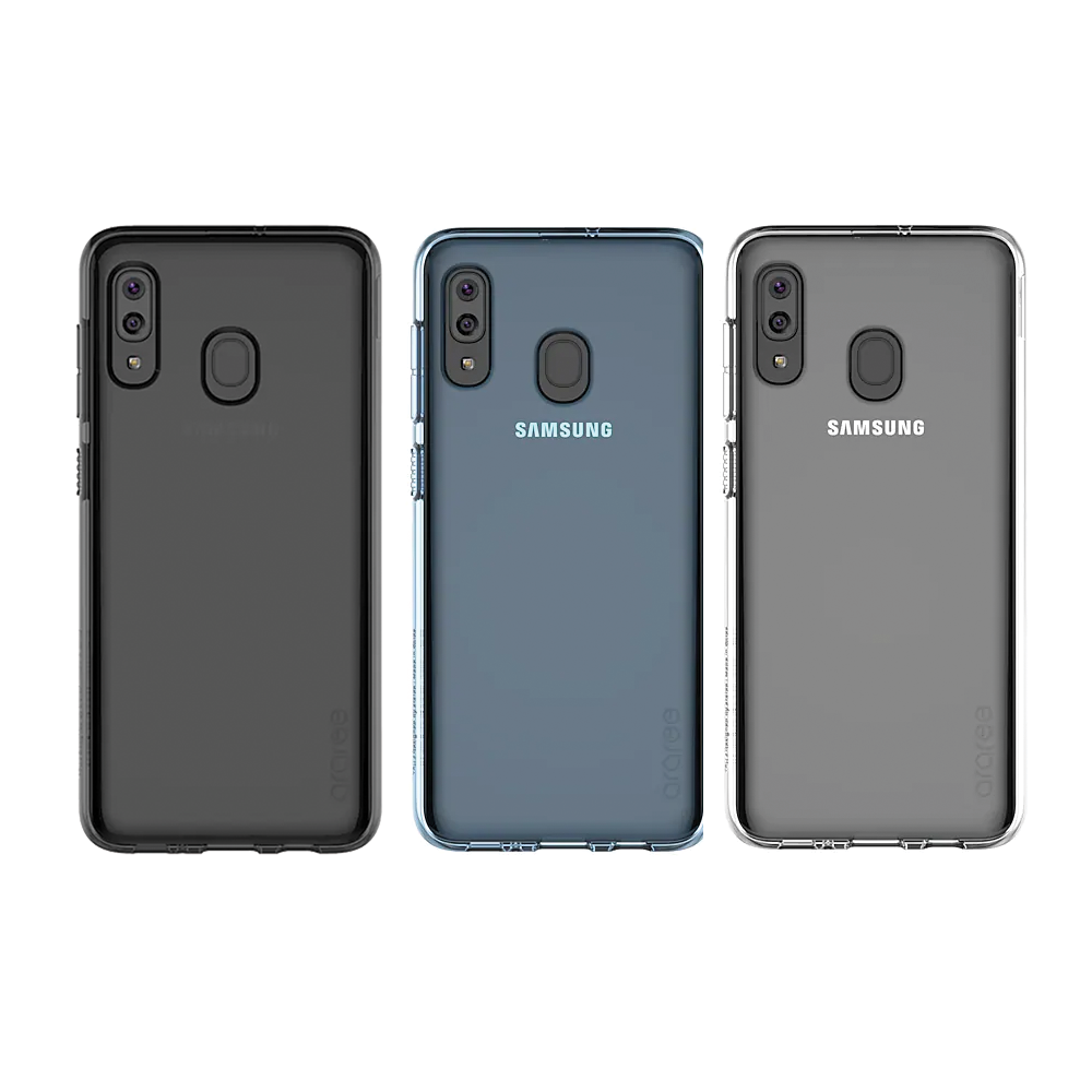 Samsung Galaxy A20 Back Cover - Black