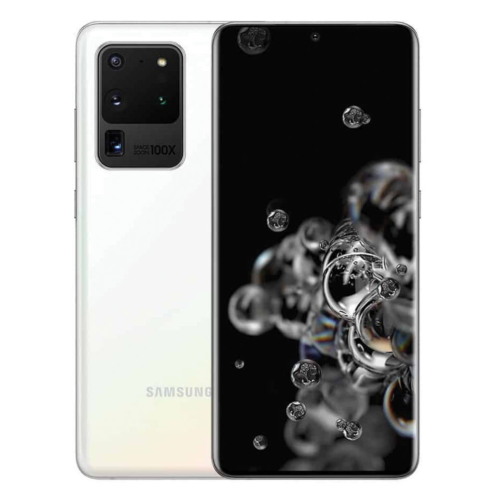 Samsung Galaxy S20 Ultra 5G (12GB RAM, 128 Storage) - Cloud White
