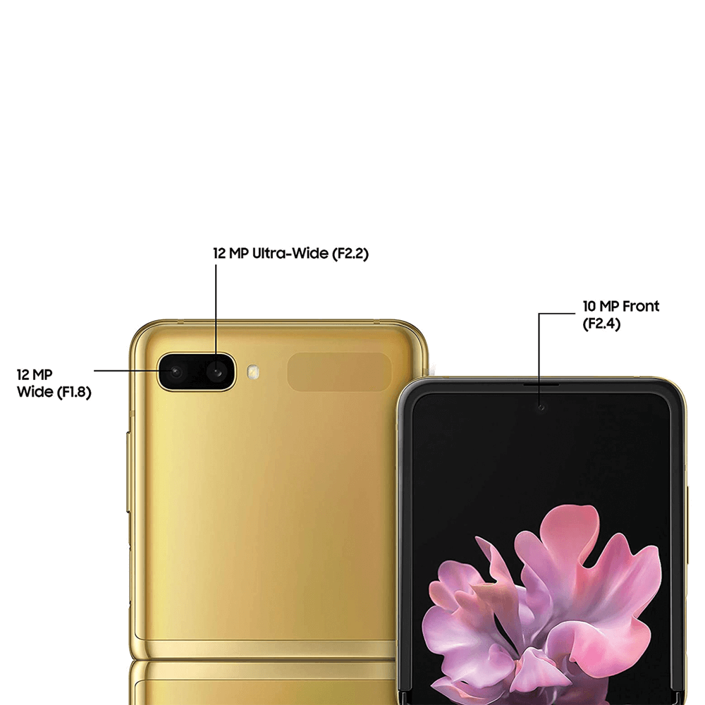 Samsung Galaxy Z Flip (8GB RAM, 256GB Storage) - Mirror Gold