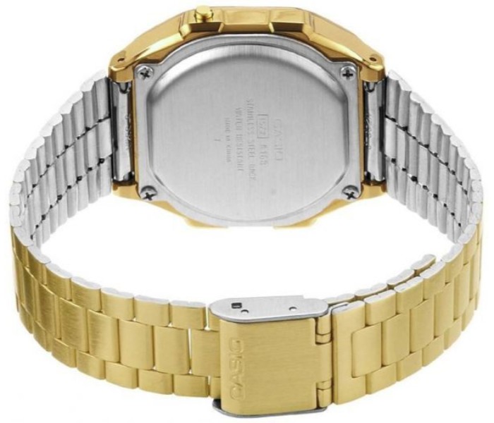 Casio A168WG-9DF Unisex Casual Digital Watch Gold