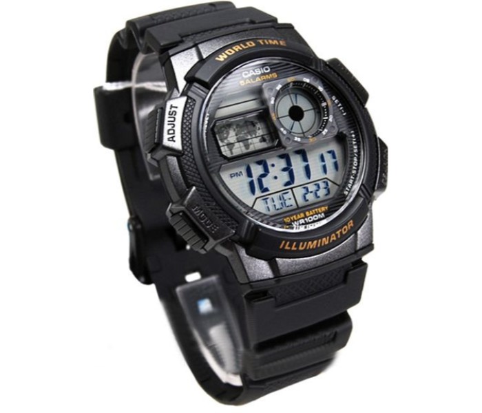 Casio AE-1000W-1AVDF Mens Sports Digital Watch Black
