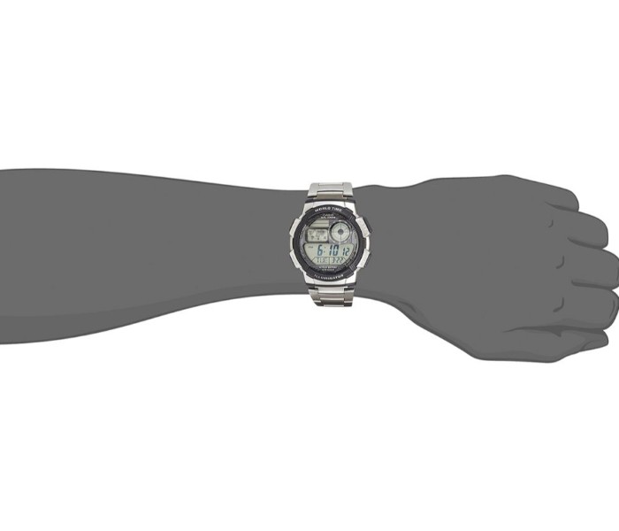 Casio AE-1000WD-1AVDF (TH) Mens Sports Digital Watch Silver