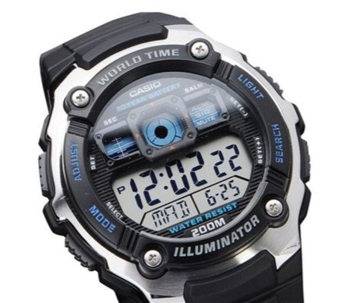 Casio AE-2000W-1AVDF Mens Sports Digital Watch Black