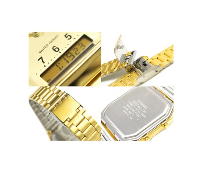 Casio AQ-230GA-9BMQ (CN) Mens Casual Analog and Digital Watch Gold