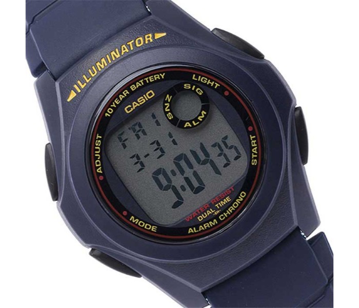 Casio F-200W-2ADF Mens Digital Watch Blue