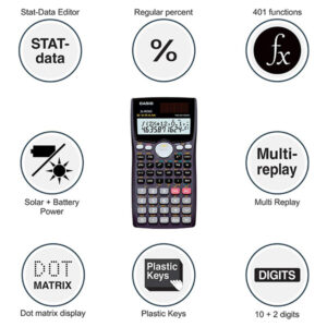 Casio Fx-991Ms Scientific Calculator - Grey