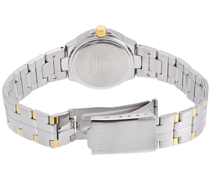 Casio LTP-1242SG-7CDF Womens Analog Watch White and Silver