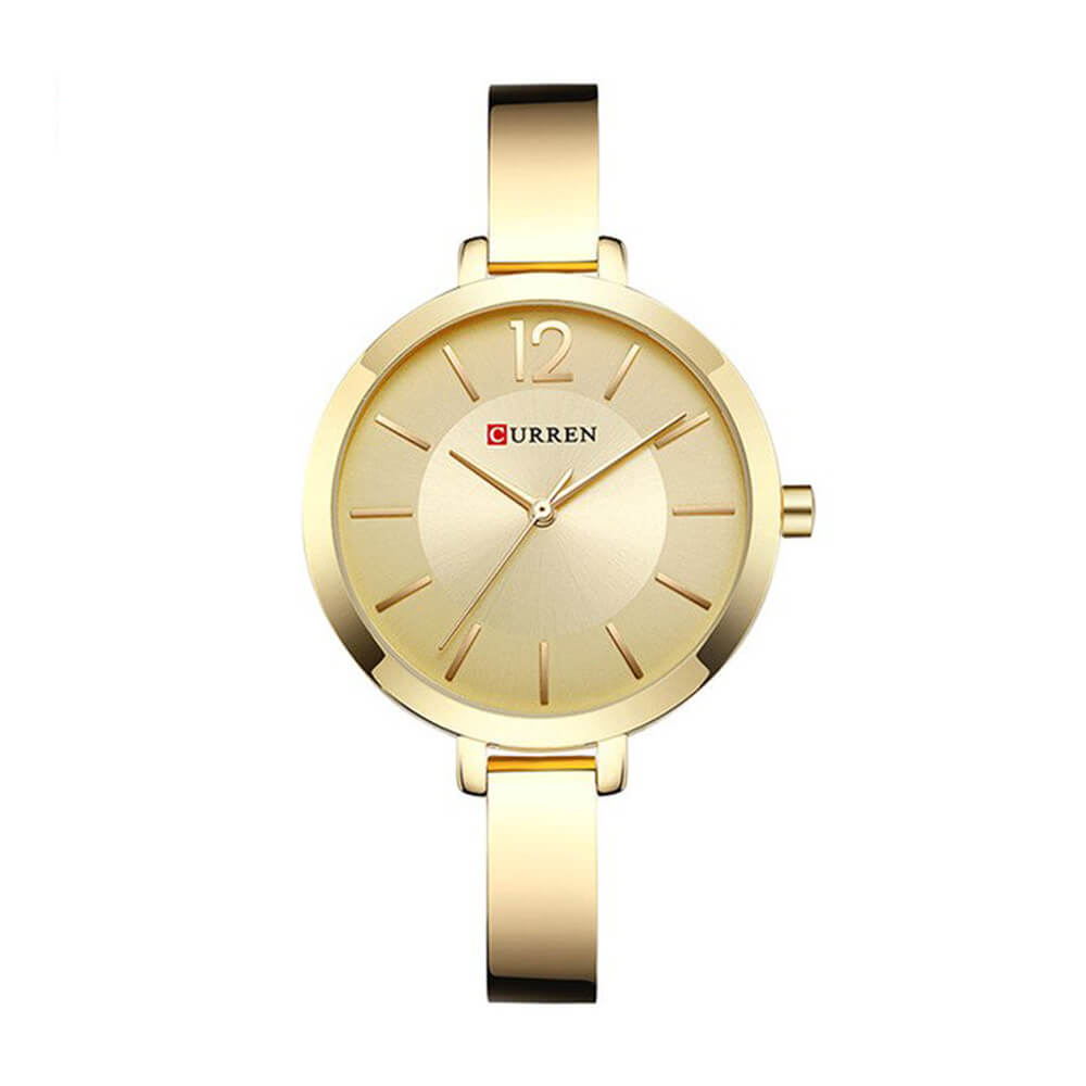 Curren 9012 Ladies Watch with Stainless Steel Band - Gold
