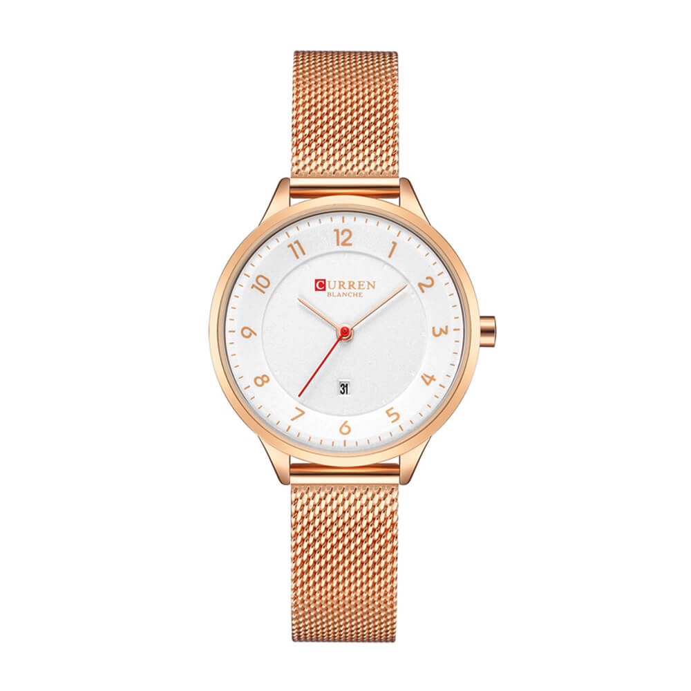 Curren 9035 Ladies Watch with Stainless Steel Band - Rosegold
