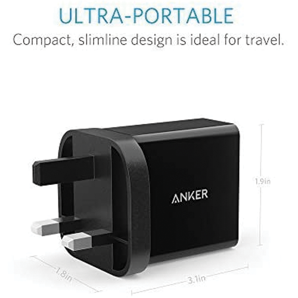 Anker 24W 2-Port USB Charger