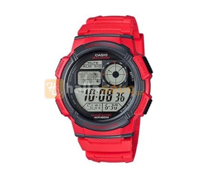 Casio AE-1000W-4AVDF (TH) Mens Sports Digital Watch Red