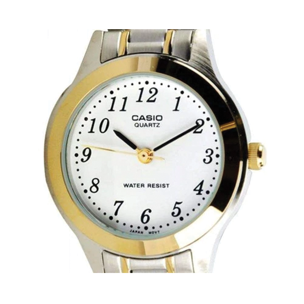 Casio LTP-1128G-7BRDF Womens Watch - Silver & Gold
